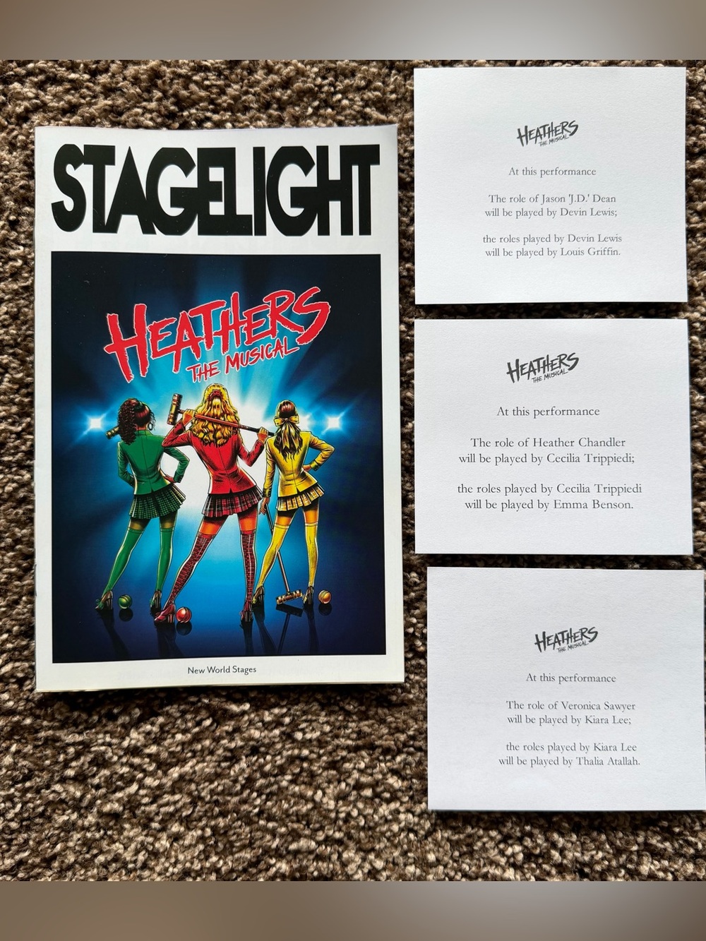 Heathers NYC Playbill